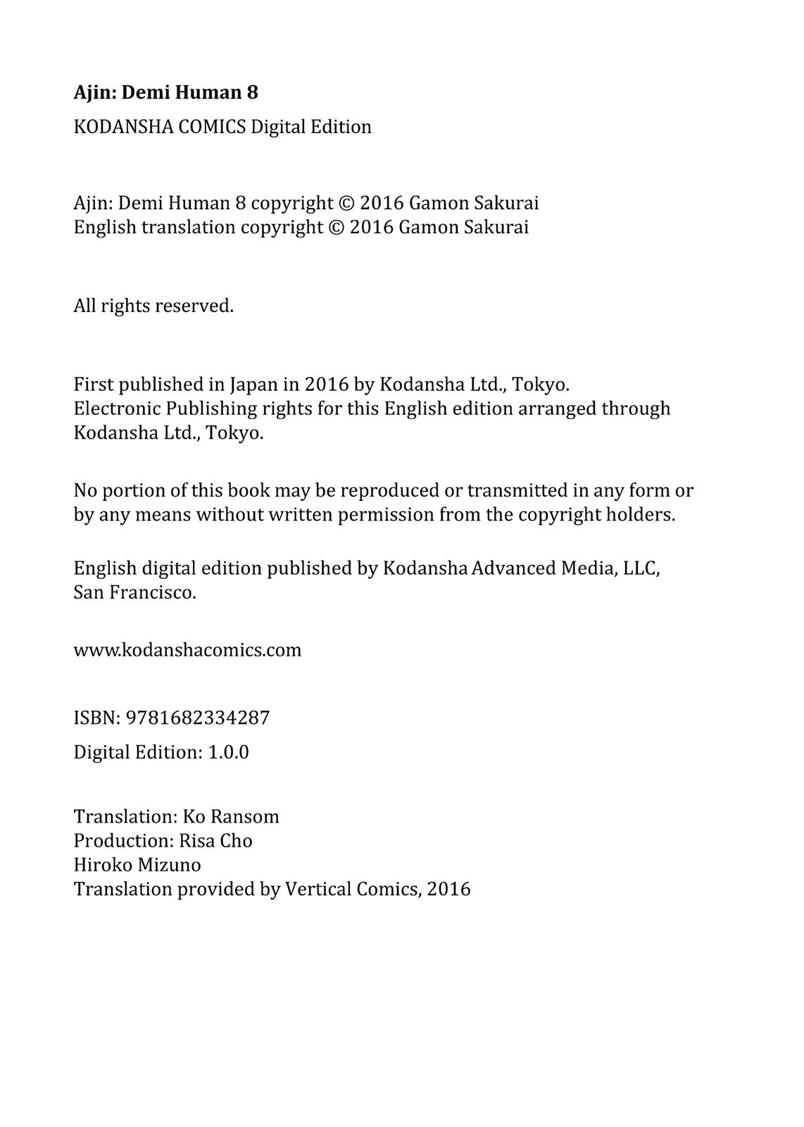 Read Ajin Manga Online
