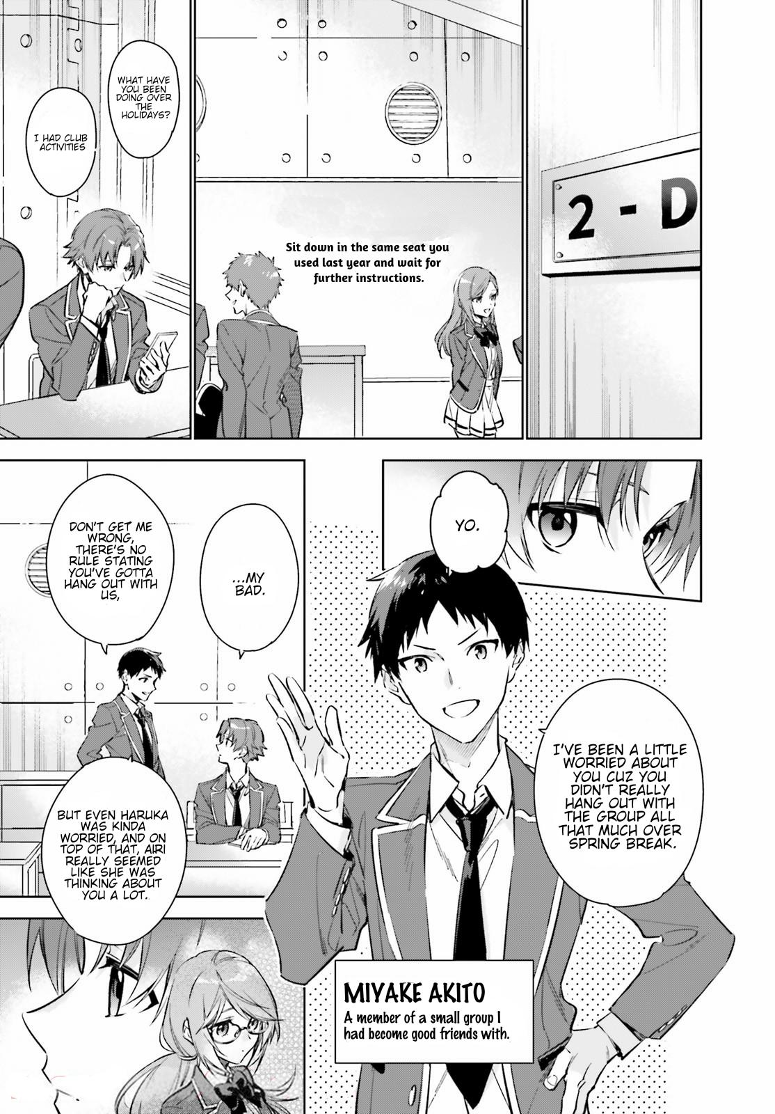 Read Classroom of the Elite - 2nd Year Manga Online