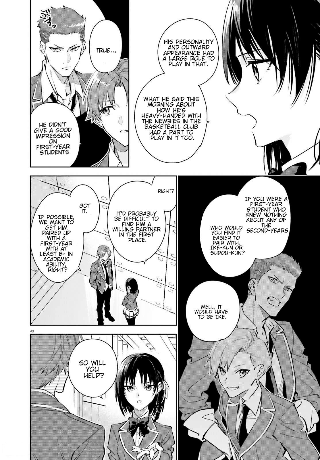 Read Classroom of the Elite - 2nd Year Manga Online