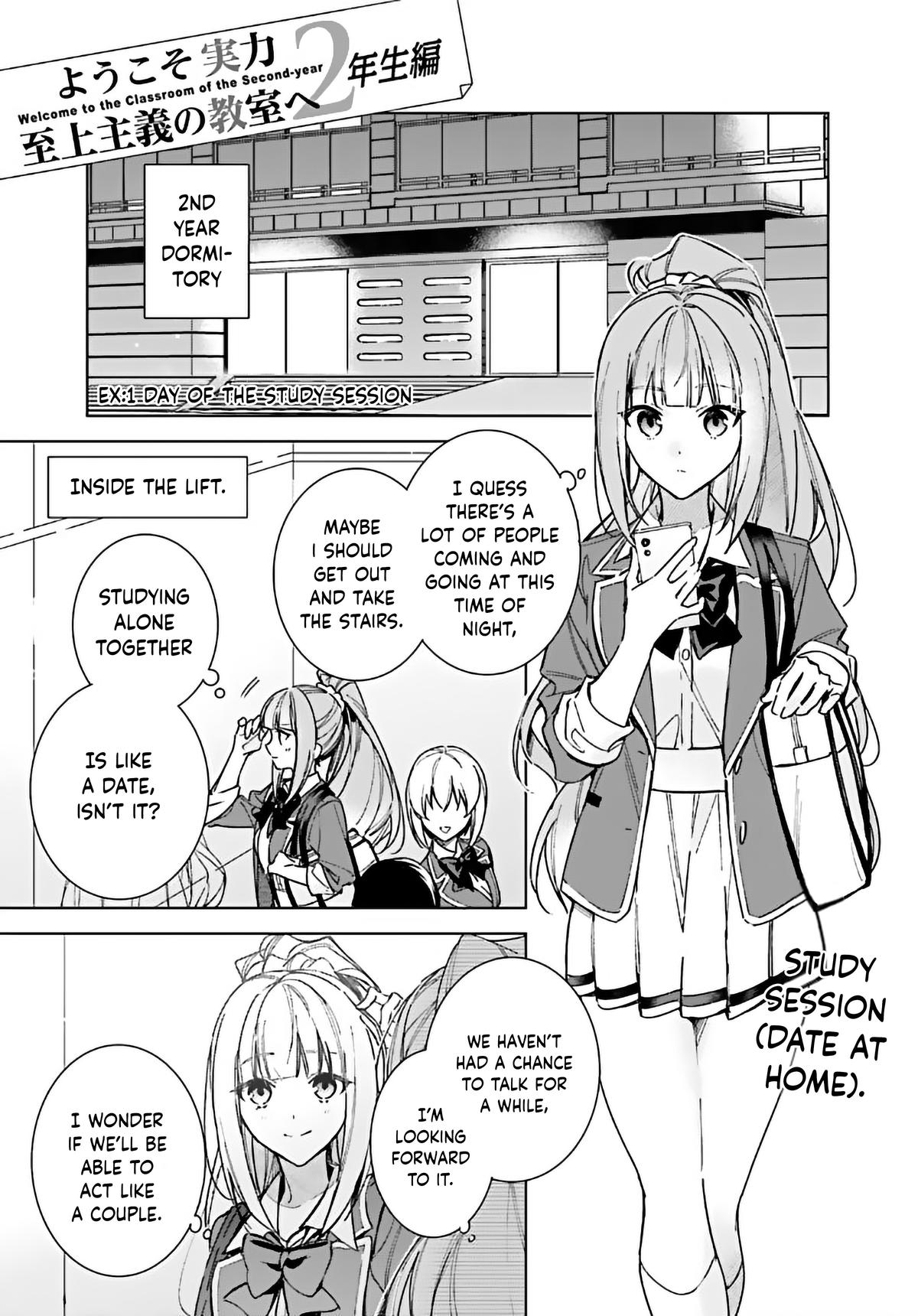 Read Classroom of the Elite - 2nd Year Manga Online