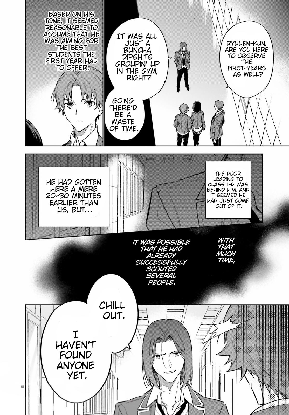 Read Classroom of the Elite - 2nd Year Manga Online