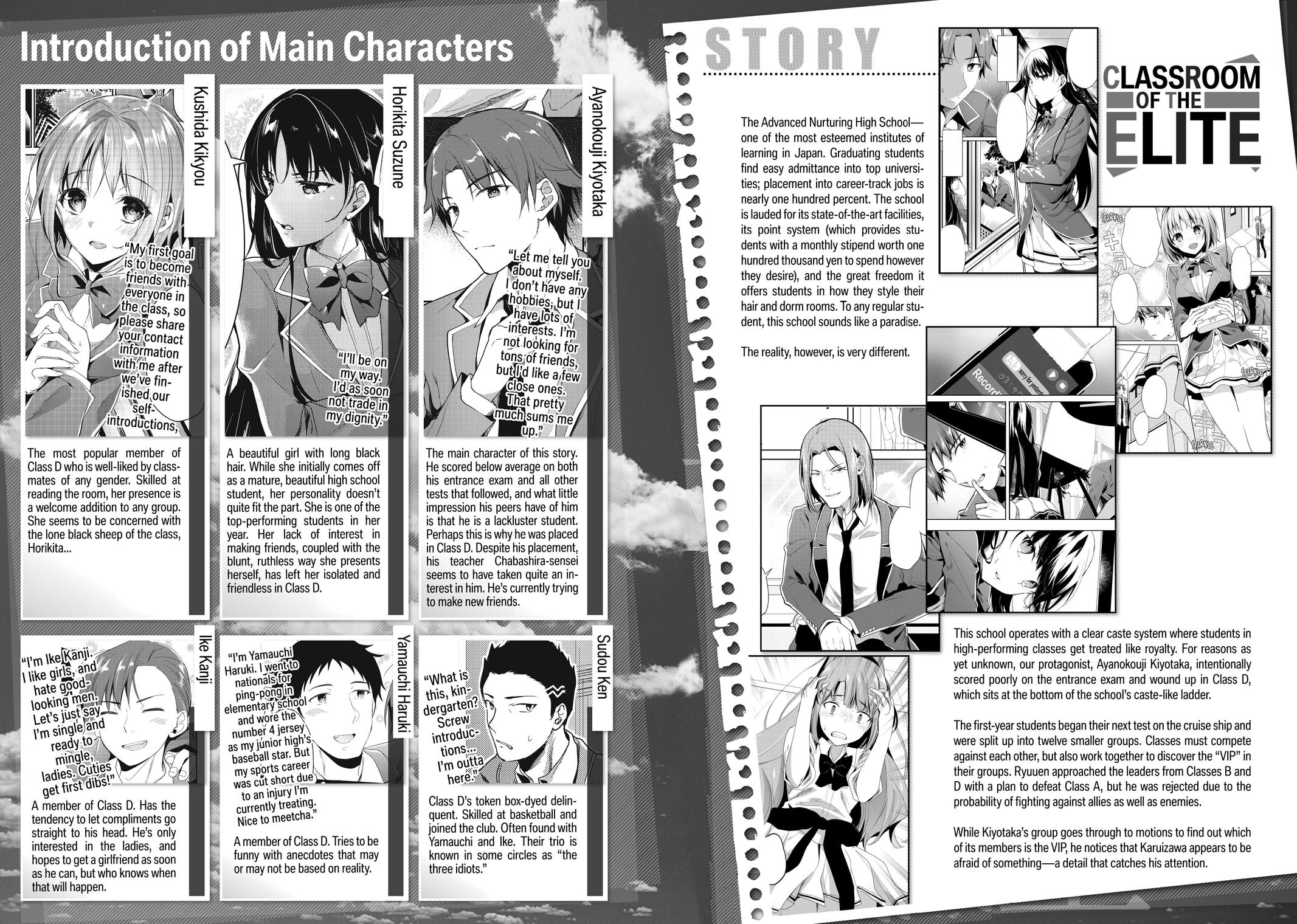 Read Classroom of the Elite Manga Online