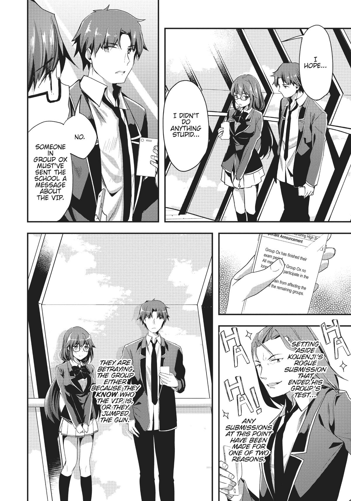 Read Classroom of the Elite Manga Online