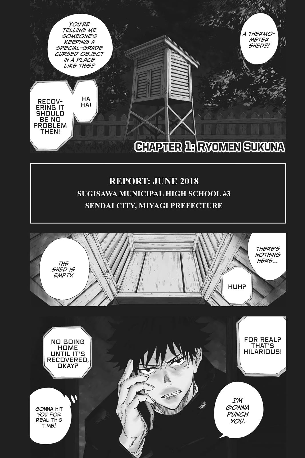 Read Jujutsu Kaisen Manga Online