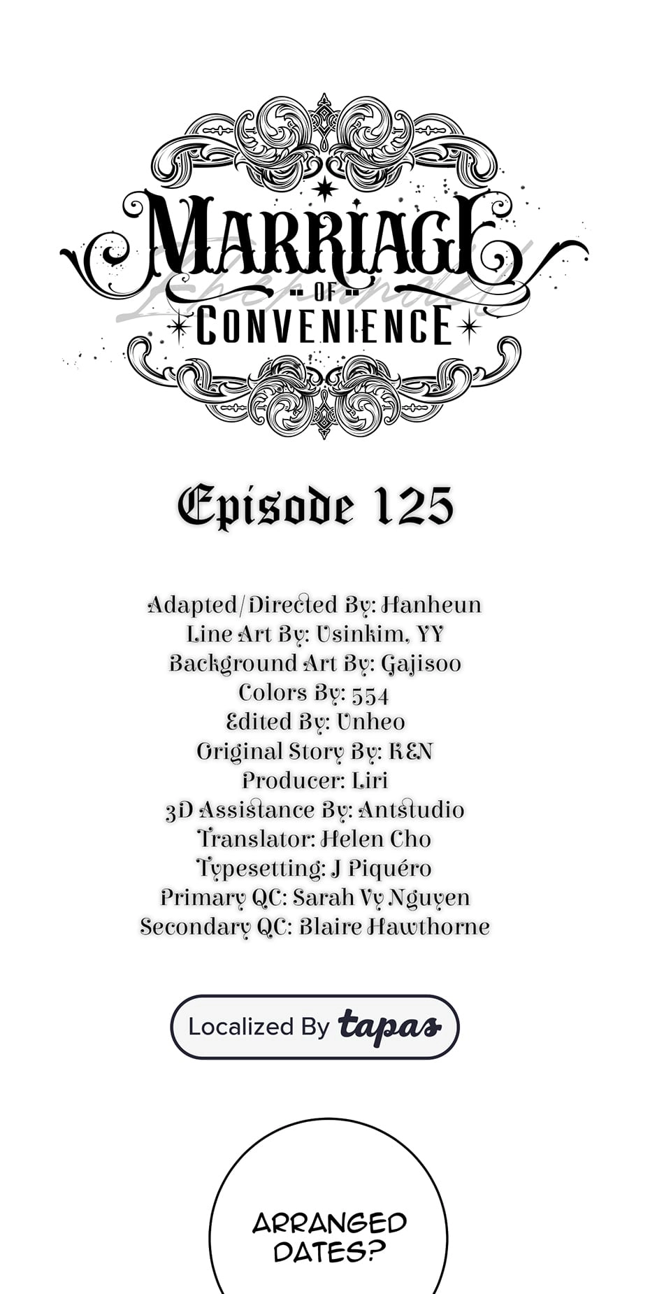 Read Marriage of Convenience Manga Online