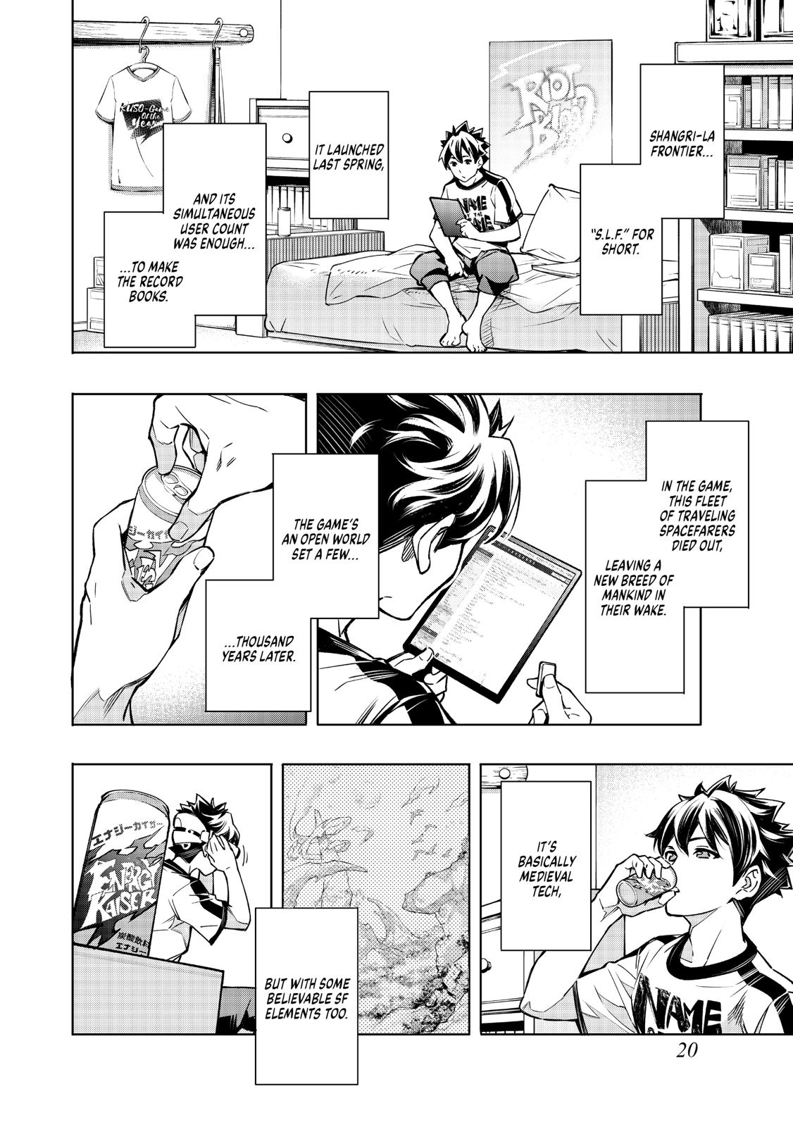 Read Shangri La Frontier Manga Online
