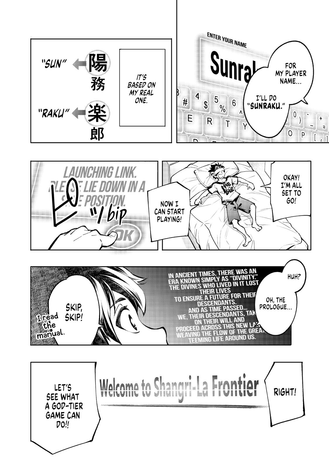 Read Shangri La Frontier Manga Online