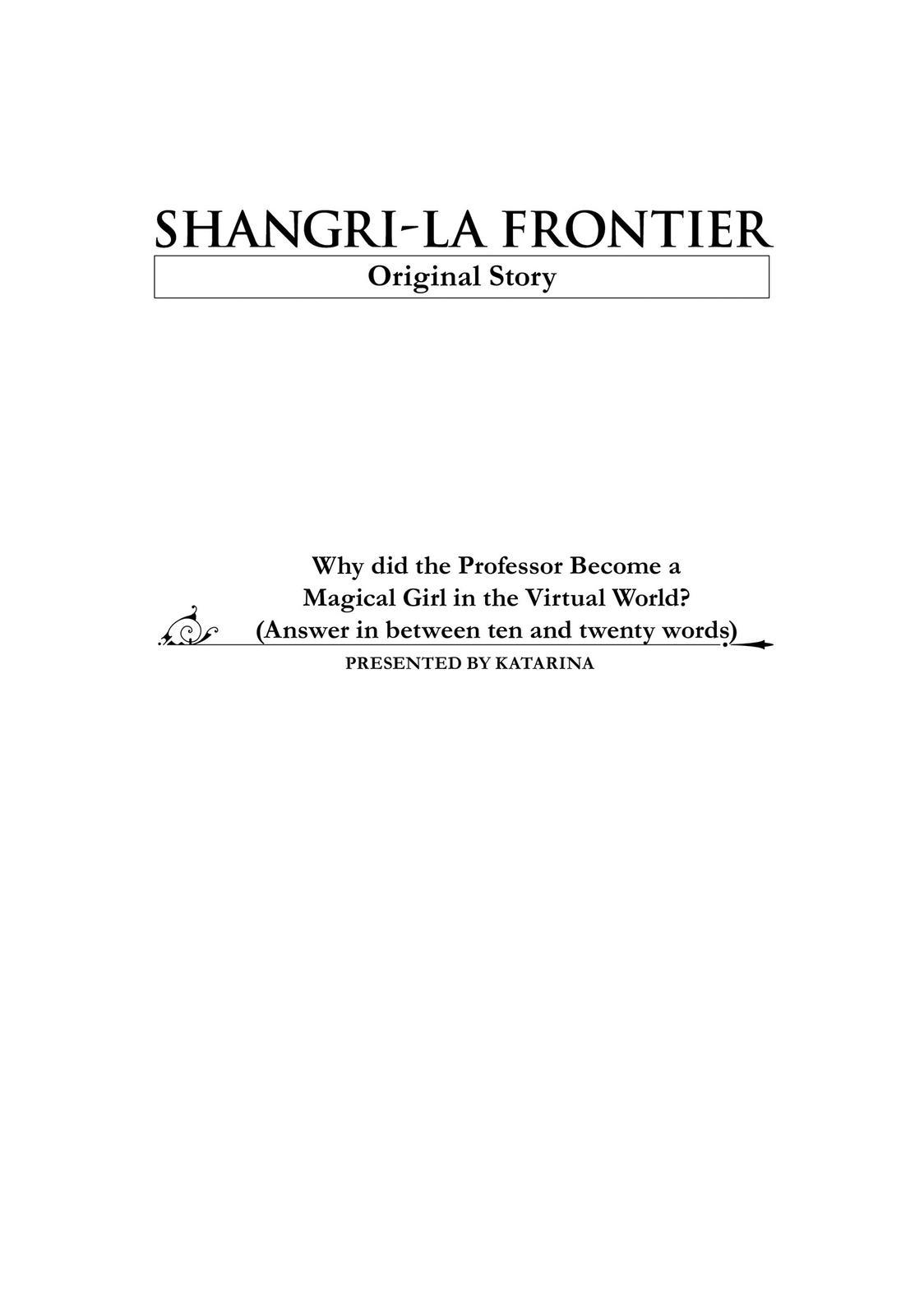 Read Shangri La Frontier Manga Online