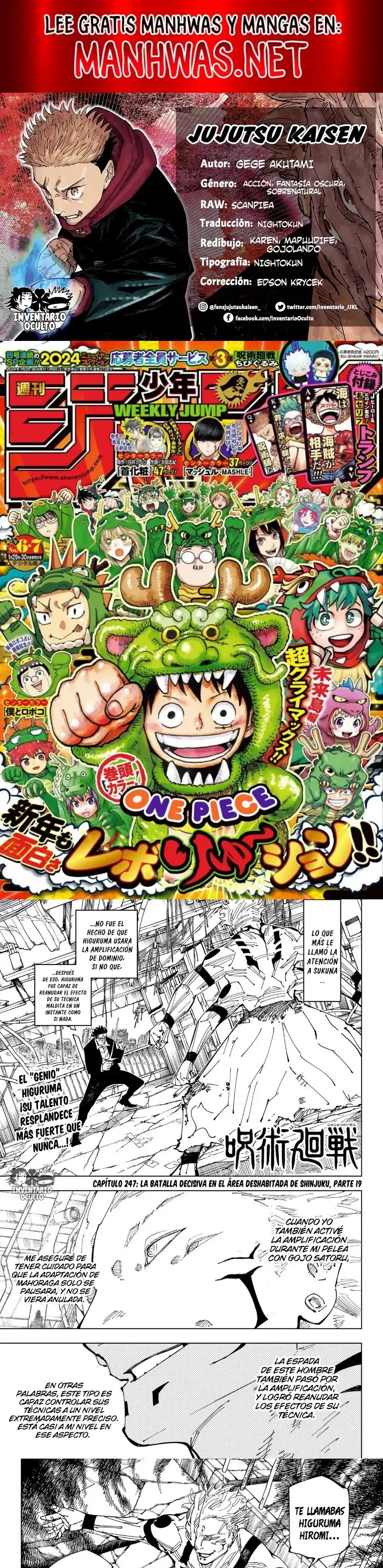 Read Jujutsu Kaisen ES Manga Online