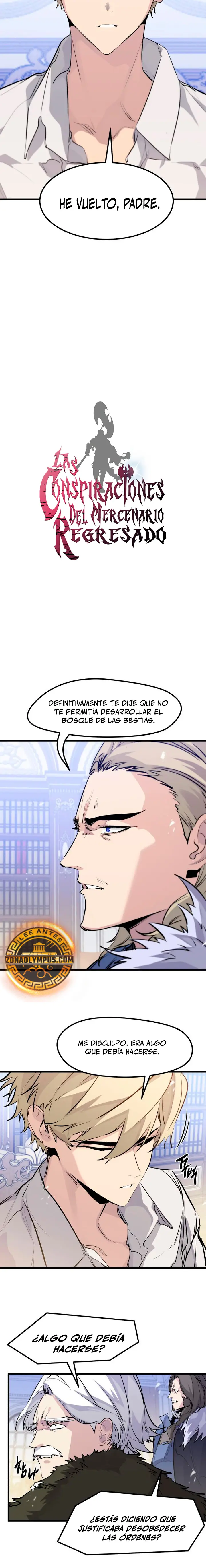 Read Las Conspiraciones Del Mercenario Regresado ES Manga Online