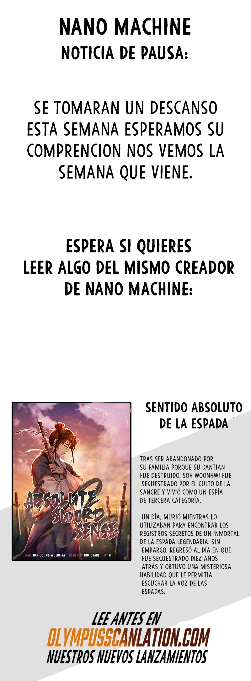 Read Nano Machine ES Manga Online