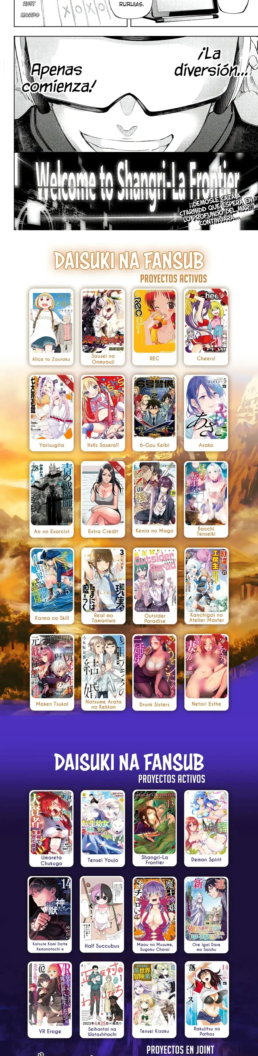 Read Shangri La Frontier ES Manga Online