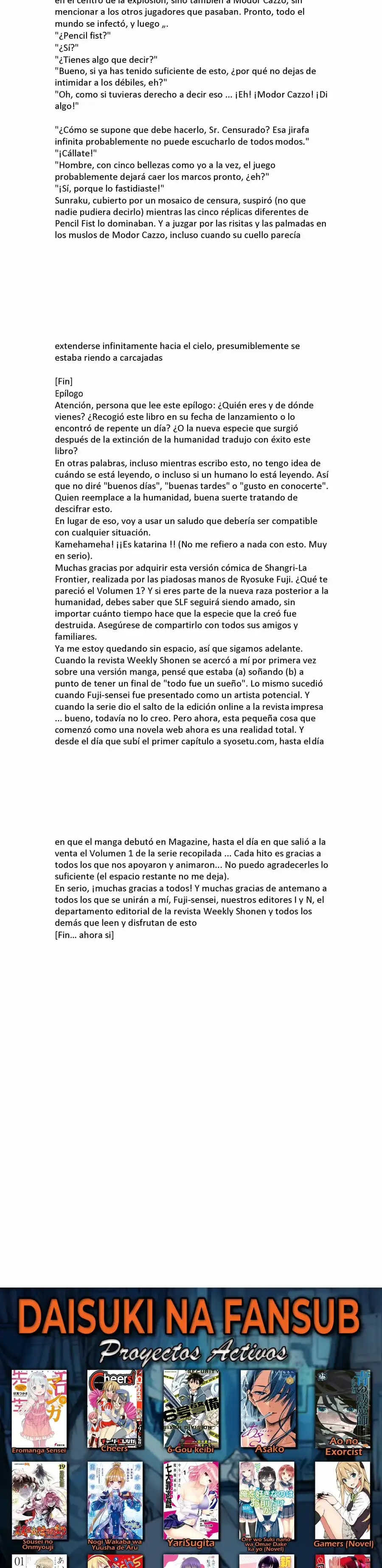 Read Shangri La Frontier ES Manga Online