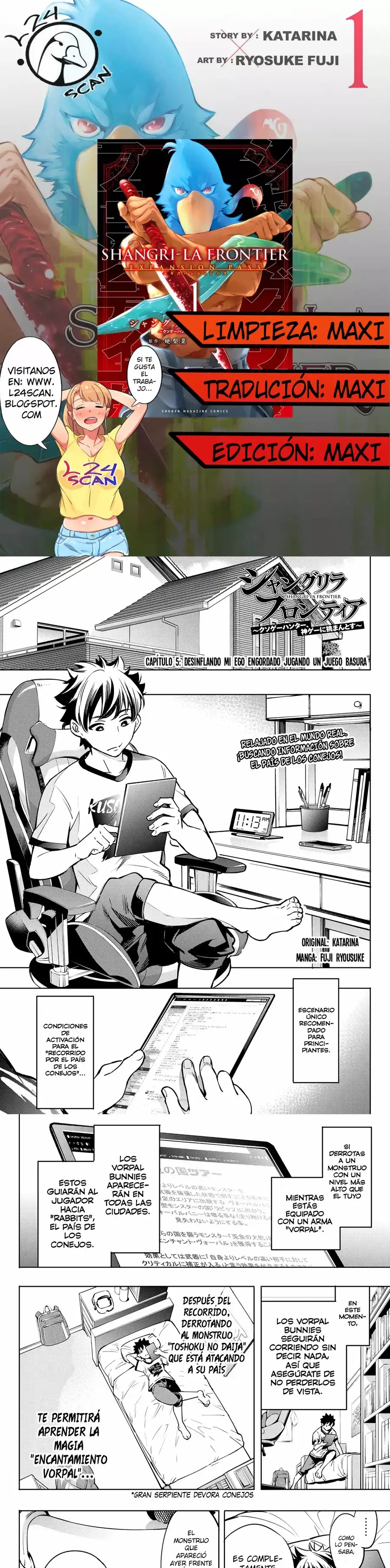Read Shangri La Frontier ES Manga Online