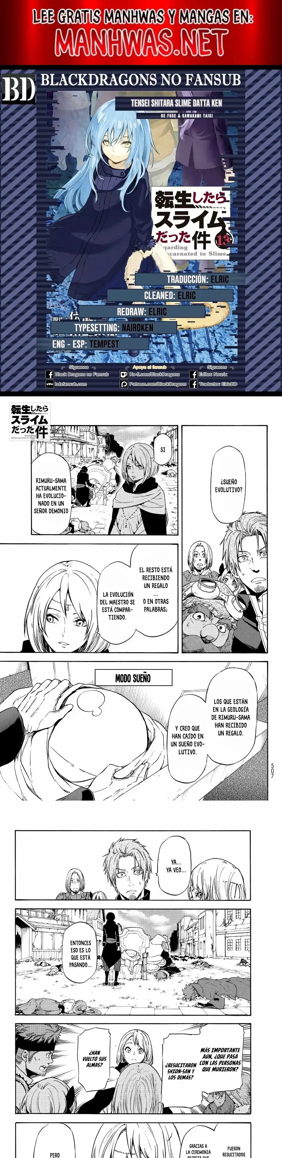 Read Tensei Shitara Slime Datta Ken ES Manga Online