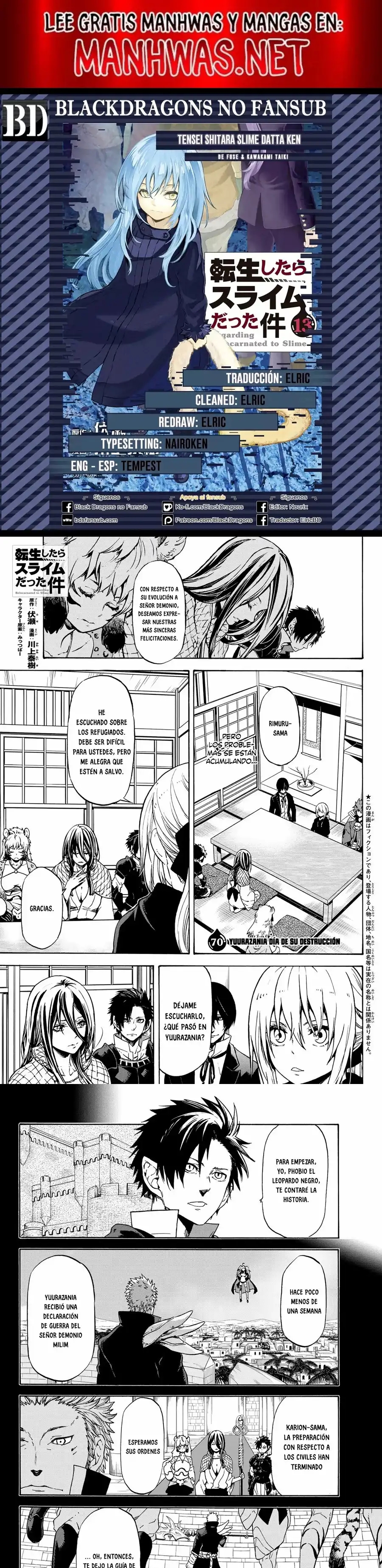 Read Tensei Shitara Slime Datta Ken ES Manga Online