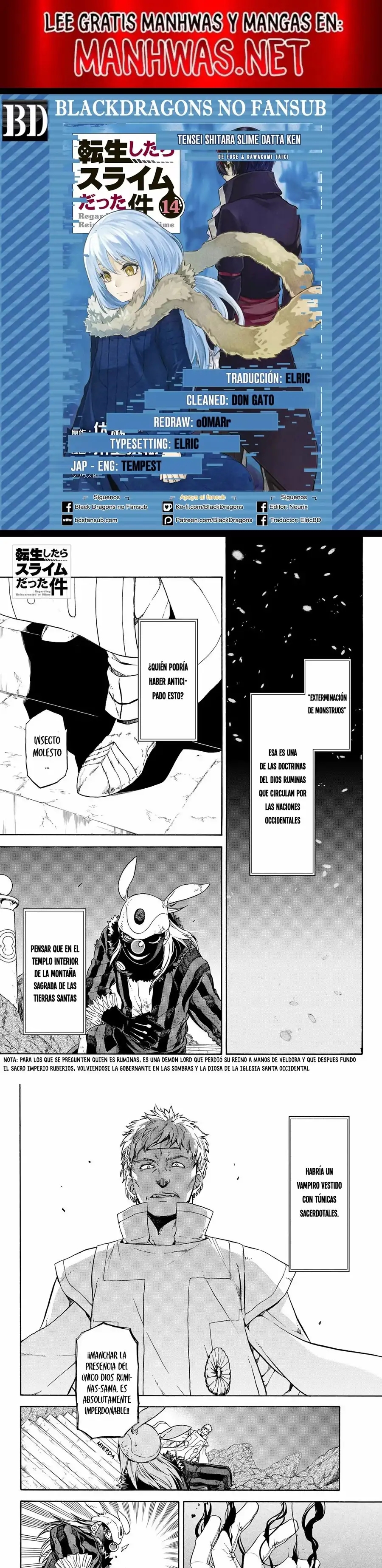 Read Tensei Shitara Slime Datta Ken ES Manga Online