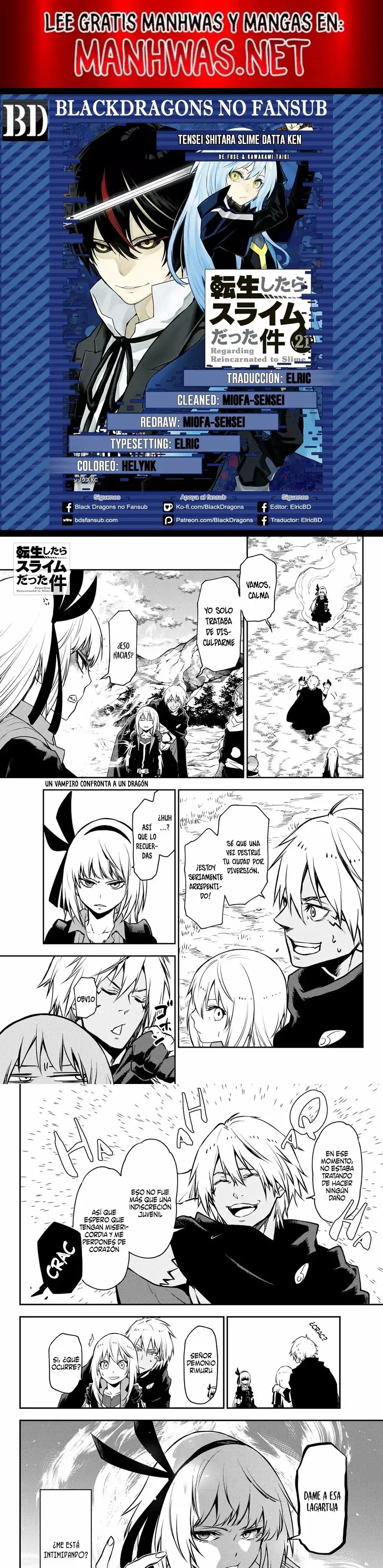 Read Tensei Shitara Slime Datta Ken ES Manga Online